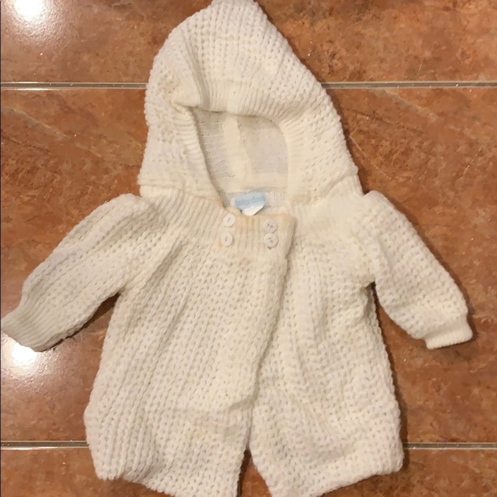 Baby Dove Crochet Jacket